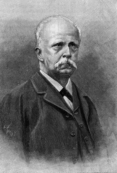 Portrait of Hermann Louis Ferdinand von Helmholtz (1821-1894), German physicist and physiologist by Unknown artist