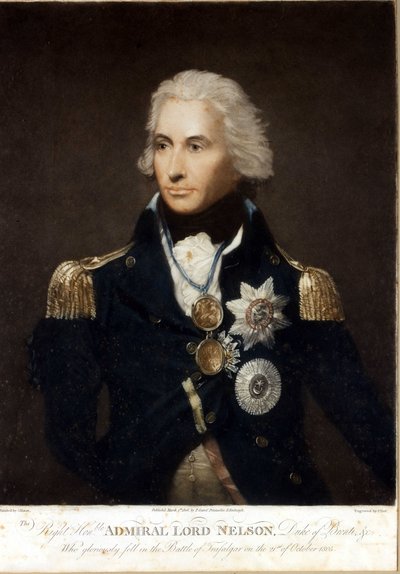 Portrait of Horatio Nelson (1758-1805), English Admiral by Unknown artist