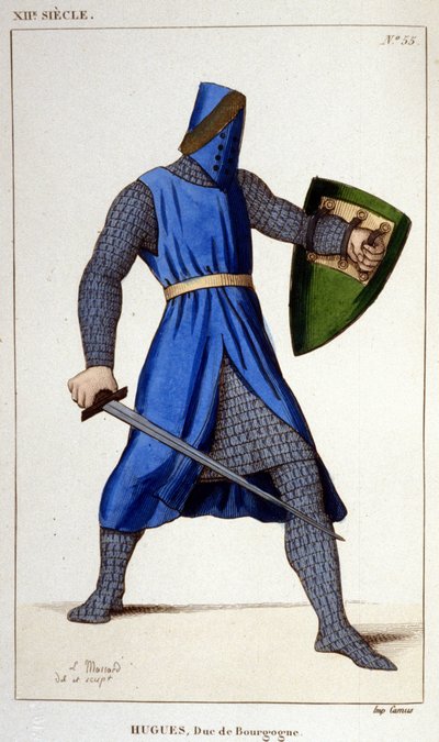 Portrait of Hugh III, Duke of Burgundy (1148-1192) by Unknown artist