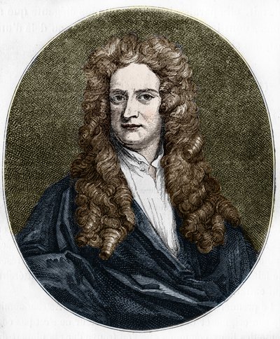 Portrait of Isaac Newton (1642-1727), English Physicist by Unknown artist