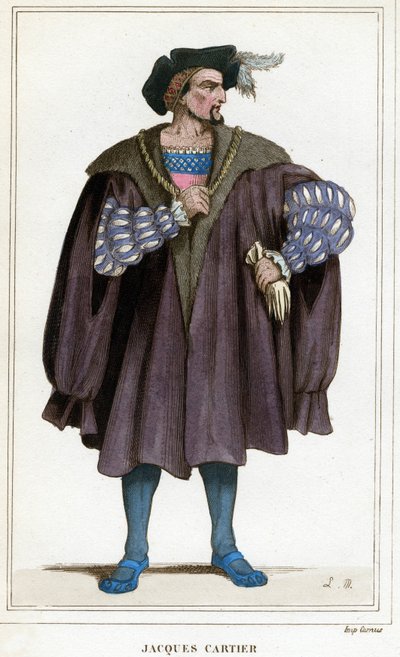 Portrait of Jacques Cartier (1491 - 1557) by Unknown artist