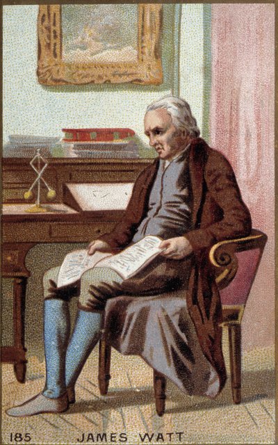 Portrait of James Watt (1736-1819), British engineer by Unknown artist