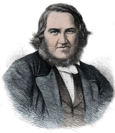 Portrait of James Young Simpson (1811-1870) Scottish obstetrician - Sir James Young Simpson by Unknown artist