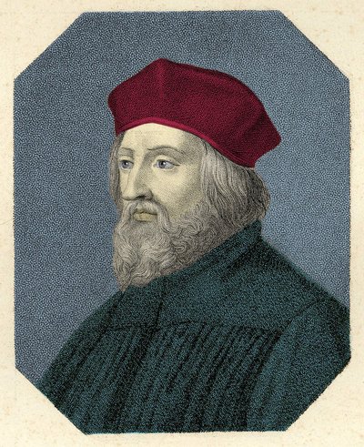 Portrait of Jan Hus by Unknown artist