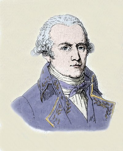 Portrait of Jean-Baptiste Lamarck (1744-1829). by Unknown artist