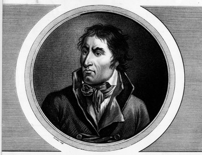 Portrait of Jean Baptiste Carrier, French Politician. Engraving in 