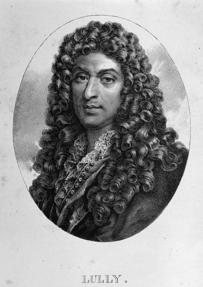Portrait of Jean Baptiste Lully (Giovanni Battista Lulli) (1632-1687), French composer of Italian origin by Unknown artist