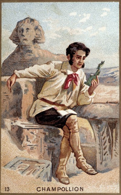 Portrait of Jean-François Champollion, Known as the Younger (1790 - 1832), French Egyptologist by Unknown artist