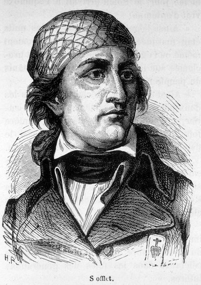 Portrait of Jean Nicolas Stofflet (1753-1796), actor of the Vendean revolt by Unknown artist