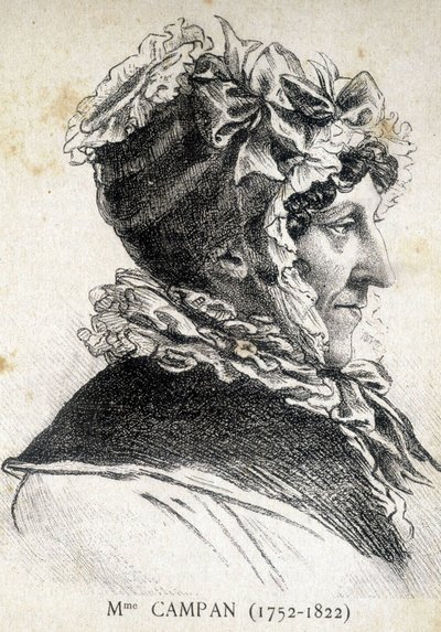 Portrait of Jeanne Louise Henriette Genest, Madame Campan (1752 - 1822), French educator - in 