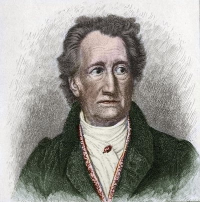 Portrait of Johann Wolfgang Goethe (1749 - 1832), German writer by Unknown artist