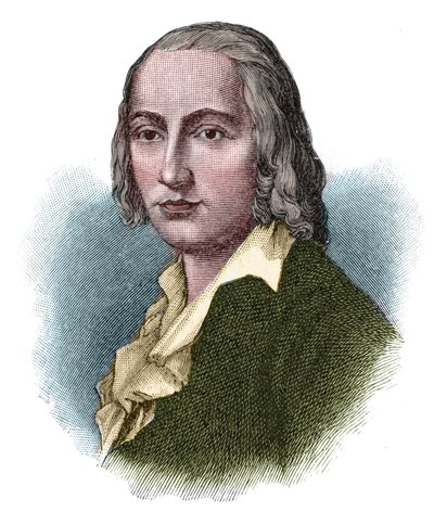 Portrait of Johann Christian Friedrich Hölderlin (1770-1843), German poet and romantic thinker. by Unknown artist