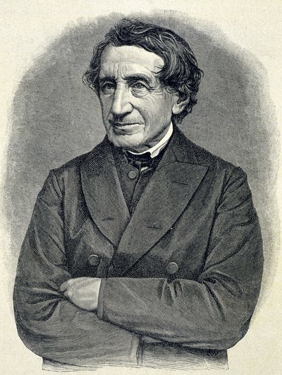 Portrait of Johann Joseph Ignaz von Dollinger (1799 - 1890), German priest and professor of ecclesiastic history by Unknown artist