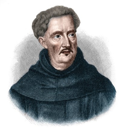 Portrait of Johann Ulrich Megerle, known as Abraham a Sancta Clara (1607-1680). Popular preacher of Austrian Baroque. by Unknown artist