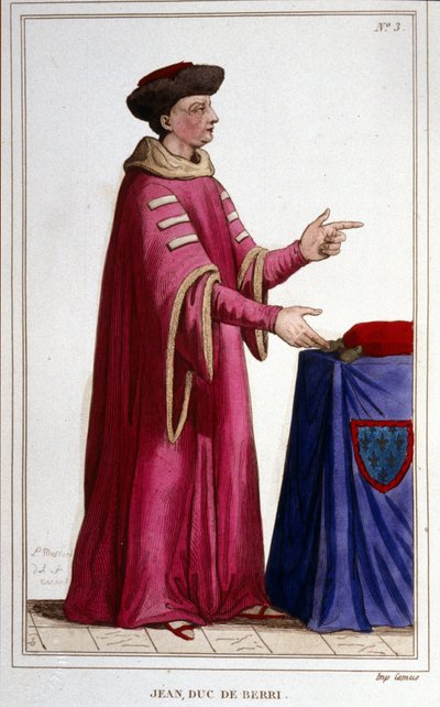 Portrait of John, Duke of Berri (1340 - 1416). by Unknown artist
