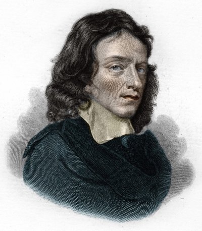 Portrait of John Milton, English poet and essayist (1608-1674) by Unknown artist
