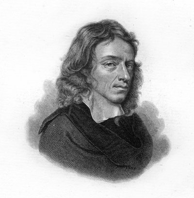 Portrait of John Milton, English poet and essayist (1608-1674) by Unknown artist