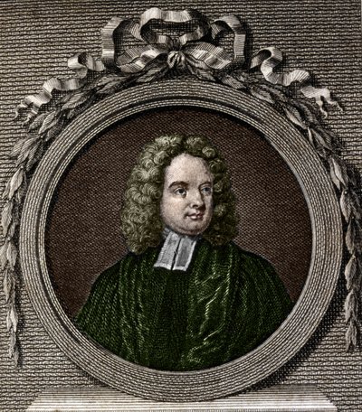 Portrait of Jonathan Swift. Irish writer (1667 to 1745). by Unknown artist