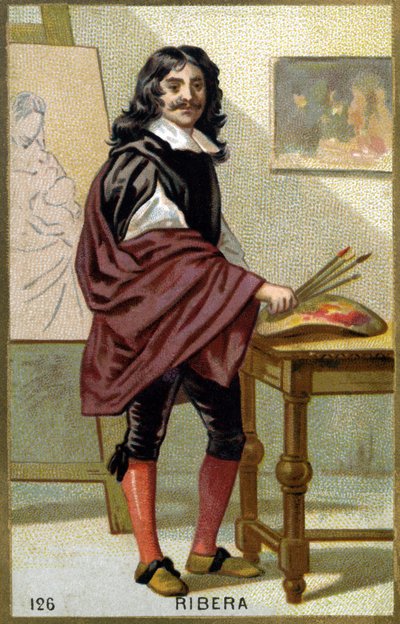 Portrait of Jose de Ribera, Spanish painter and engraver by Unknown artist