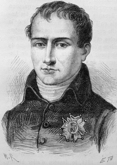 Portrait of Joseph Bonaparte (1768 - 1844). Engraving from 