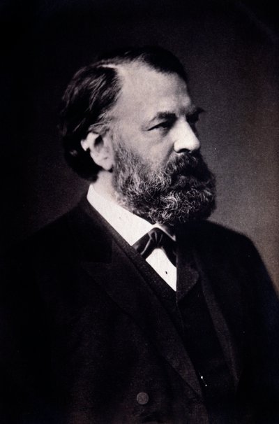 Portrait of Joseph Joachim (1831-1907) Hungarian violinist, composer and director (photograph) Milan, Biblioteca del Conservatorio by Unknown artist