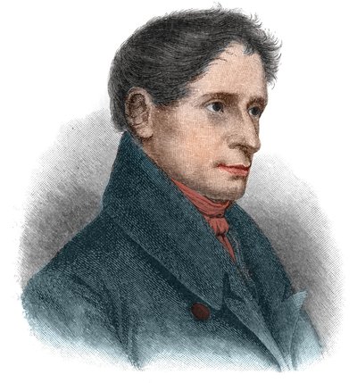 Portrait of Joseph Karl Benedikt von Eichendorff (1788-1857) German poet and novelist. by Unknown artist