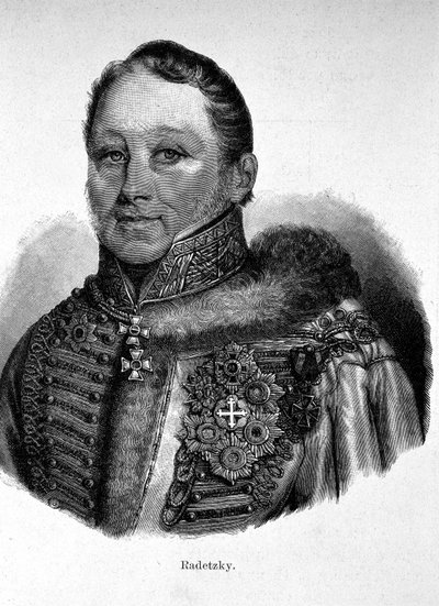 Portrait of Joseph Radetzky, Count von Radetz by Unknown artist