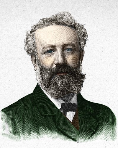Portrait of Jules Verne, French writer (1828-1905) by Unknown artist