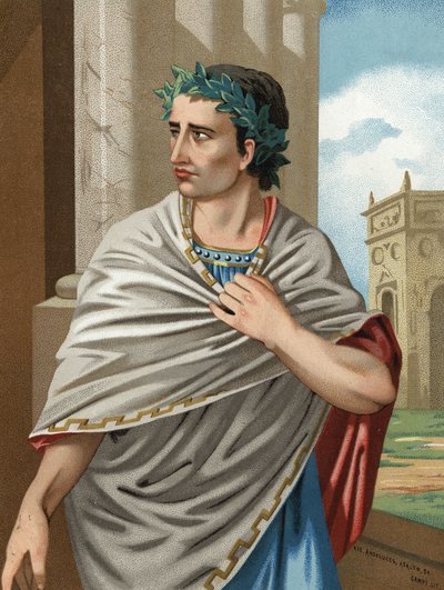 Portrait of Julius Caesar, Roman General (101-44 BC). Barcelona 1877 by Unknown artist