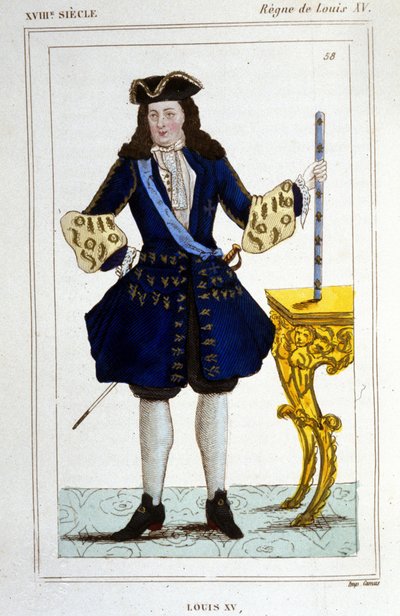 Portrait of King Louis XV. by Unknown artist