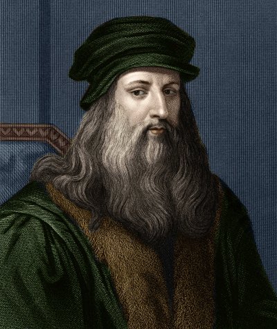 Portrait of Leonardo da Vinci (1452-1519), Italian painter. by Unknown artist