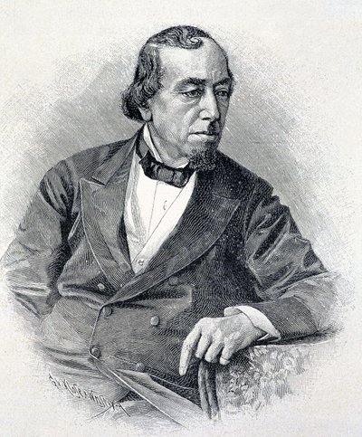 Portrait of Lord Beaconsfield, Benjamin Disraeli by Unknown artist