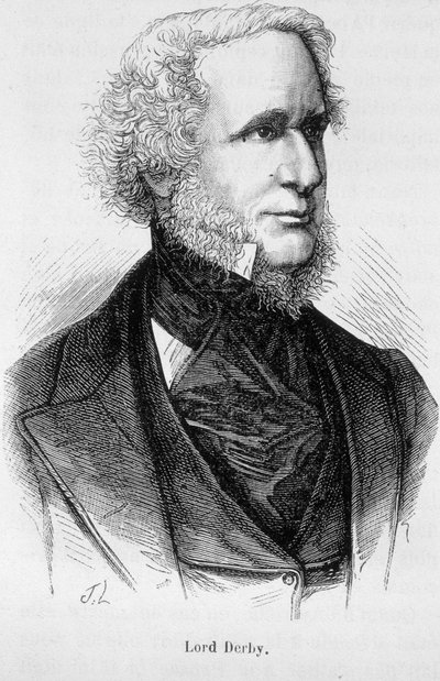 Portrait of Lord Derby by Unknown artist