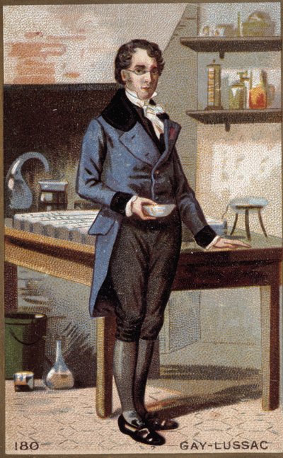 Portrait of Louis-Joseph Gay-Lussac (1778 - 1850), French physicist and chemist. by Unknown artist