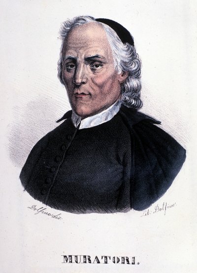 Portrait of Louis Antoine Muratori by Unknown artist