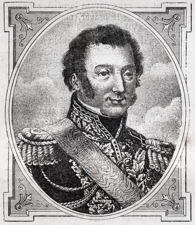 Portrait of Louis Auguste Victor de Ghaisne de Bourmont (1773-1846), marshal of France by Unknown artist