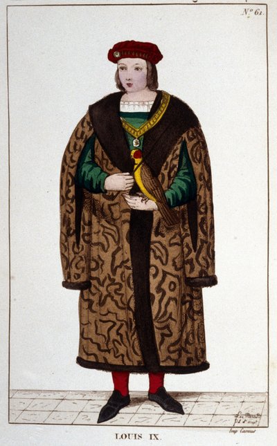 Portrait of Louis IX or Saint Louis (1214 - 1270) by Unknown artist