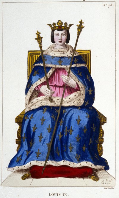 Portrait of Louis IX or Saint Louis (1214 - 1270) by Unknown artist