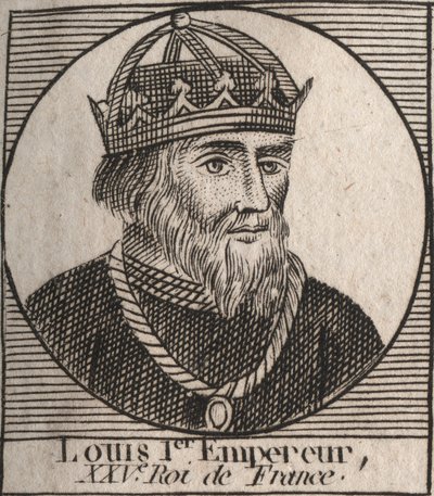 Portrait of Louis I the Pious by Unknown artist