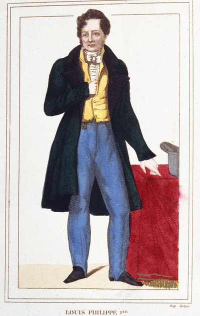 Portrait of Louis Philippe I, King of the French (engraving from 1830) by Unknown artist