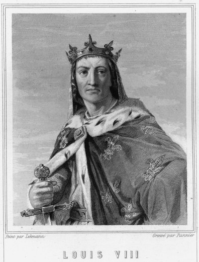 Portrait of Louis VIII, King of France - in 