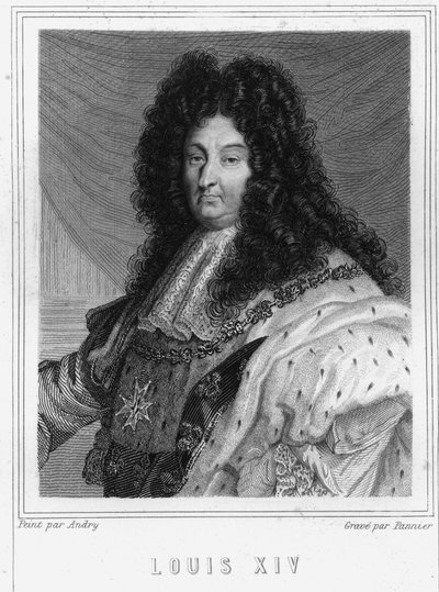 Portrait of Louis XIV (1638 - 1715), King of France - in 