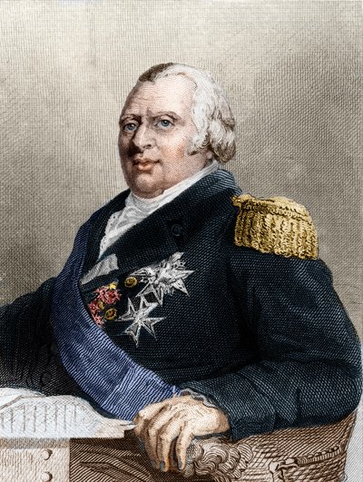Portrait of Louis XVIII (1755 - 1824), King of France by Unknown artist