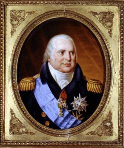 Portrait of Louis XVIII (1755 - 1824) by Unknown artist