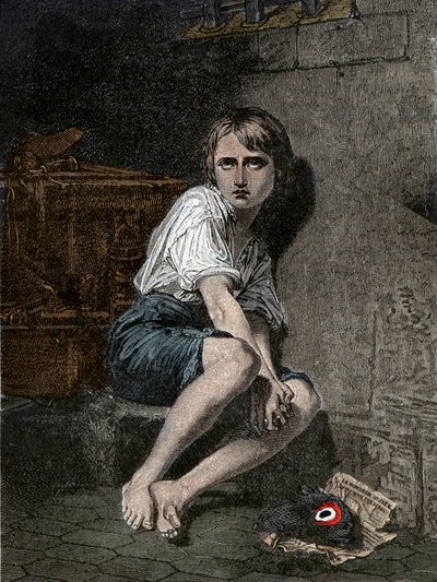 Portrait of Louis XVII at the Prison of the Temple, Paris by Unknown artist