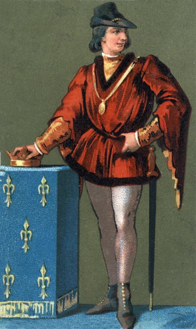Portrait of Louis X the Hutin (1289-1316), King of France by Unknown artist
