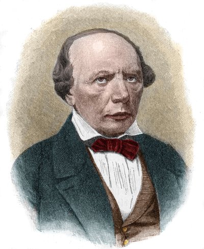 Portrait of Ludwig Uhland, German romantic poet by Unknown artist