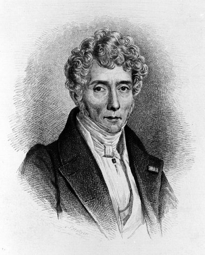 Portrait of Luigi Cherubini (1760-1842), Italian composer by Unknown artist