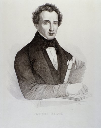 Portrait of Luigi Ricci by Unknown artist