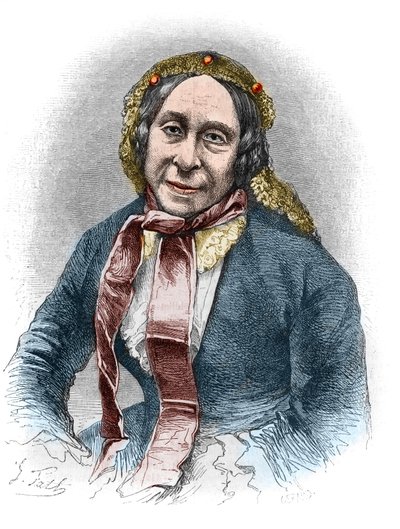 Portrait of Madame Desbordes Valmore (Marceline Felicite Josephine Desbordes-Valmore) by Unknown artist